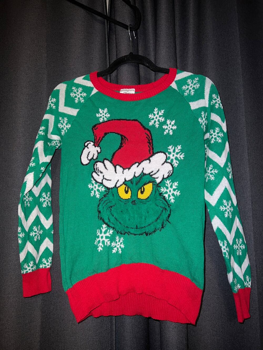 Ugly Christmas Sweater Xmas Size Small Grinch